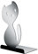 Alessi Vigo Serre-livres en acier Inoxydable 18/10 Argenté