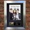THE VAMPIRE DIARIES Signed Autograph Mounted Photo Reproduction PRINT A4 Rare Perfect Birthday (297 x 210mm) #348 (Silver Frame)