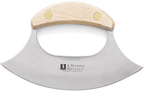 R Murphy Ulu Zerkleinerungsmesser, professionelle handelsübliche Qualität, mit Kantenschutz