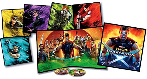 Thor Ragnarok Blu ray BIG SLEEVE EDITION. Includes Blu ray, DVD and Exclusive 12 Art Cards. REGION FREE