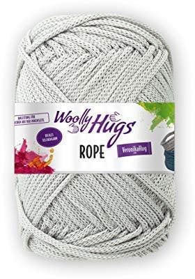 WollyHugs Taschengarn-Rope-Fb.90grau-(200g)