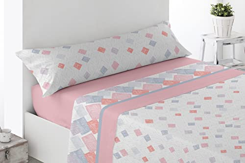 Energy Colors Textil - Hogar - Atlanta - Juego Sábanas Estampada Infantil Cama 90 Verano Microfibra (Otilia)