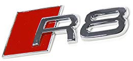 Audi 4S08537362ZZ Schriftzug Tankklappe Emblem Tankdeckel Logo R8 Aufkleber chrom