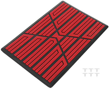 X AUTOHAUX Tapis de Sol pour Voiture - Plaque de Talon - Repose-Pieds