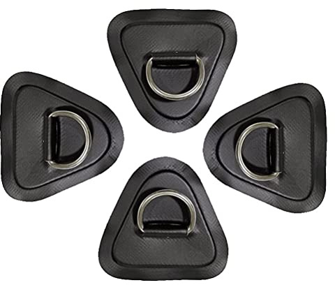 4 Stück D-Ringe Patch PVC Schlauchboot Kanu Floß Kajak D-Ring Patch Schlauchboot Surfbrett Paddle Board