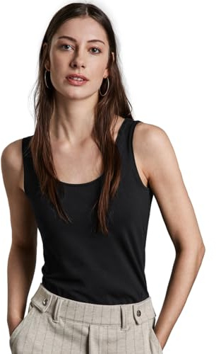 Street One Damen Top Anni, Schwarz, 40