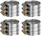 IHS Edelstahl Schlauchschellen DIN 3017 V2A Schneckengewinde Schellen W2 16-110mm Spannweite, viele Größen, geprägtes Band, 12mm Bandbreite 12x 25-40