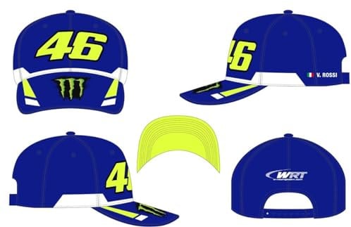 VR46 WRT COLLECTION,CAP,UOMO,LIGHT BLUE,