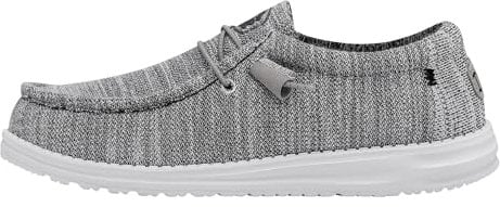 HEYDUDE Wally Stretch Mix Wally Herren - Slip on Schuhe - Mokassin Stil, Granite, 44