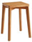 Aibiju Quadratischer Holzhocker, Frisiertischhocker, Schminkhocker aus Massivholz, Tritthocker, Kleiner Kindertisch, perfekte Größe für Ihr Wohnzimmer, Schlafzimmer (Natur, 1 Stück), YDEU-1502