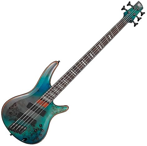 Ibanez SRMS805 Bass Workshop Tropical Seafloor 5-String Electric Bass Guitar