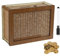 Wooden Money Box With Counter, Piggy Bank Wood Reusable Wooden Money Jar, Money Saving Box With Erasable Pen Money Saving Bank Help Budget Boxes For Adults Kids (10000)