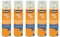 CLÉOPÂTRE Lot de 5 Aérocols Colle Repositionnable de 250 ml
