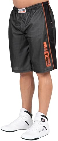 Gorilla Wear Wallace Mesh Shorts Bodybuilding Short Old School doppelgrößen weiter Schnitt