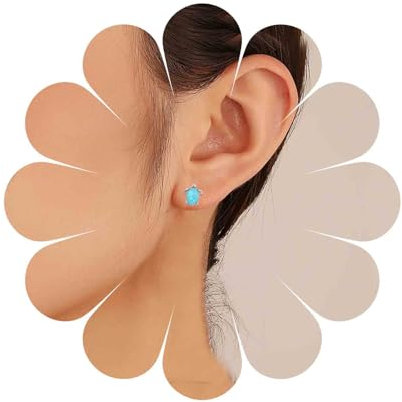 Inilbran Boho Schildkröte Ohrringe Gold Meeresschildkröte Ohrstecker Vintage Acryl Schildkröte Ohrringe Minimalistisch Schildkröte Strand Ohrringe Schmuck Für Frauen Und Mädchen