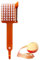 Spazzola multiuso pelapatate con spazzola, affettatrice, grattugia in acciaio inox, pipetta, apribottiglie in con manico lungo per patate, carote,