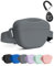 heouvo Dog Treat Pouch with Training Clicker, Upgrade Stronger Magnetic Closure to Avoid Spilling, 1.67 Cup Silicone Treat Bag Fanny Pack with Waist Belt for Pet Training Walking (Gray)