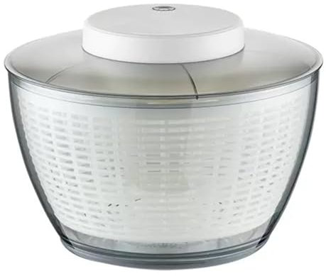COYEUX Centrifuga per Insalata elettrica da 4,75 Litri, pulitore e asciugatore per lattuga, Ricaricabile Tramite USB, Sistema di Scarico Facile dell'Acqua e Spazio di archiviazione Compatto