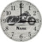 Print Equipment (18.63) Wanduhr Glasuhr - 29 cm - Motorrad Bike Chopper - gern auch mit Wunschname