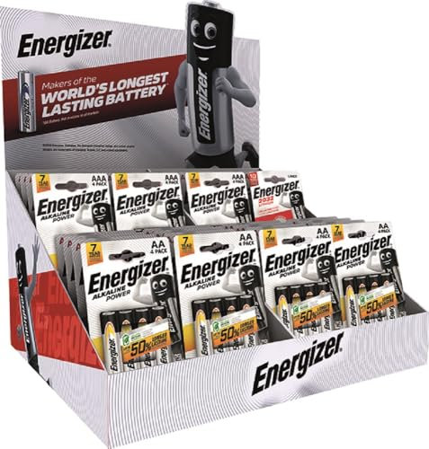 Expo pile stilo/mini/cr2032 da banco composto da: 24 blister stilo alk power 24 blister ministilo alk power 20 blister cr2032 lithium 68 blister