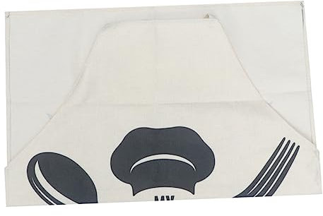 OKUMEYR Kochschürze Damen Mit Tasche Baumwollleinen Muster Arbeitsplatzschürze Leicht Reinigbar Klares Design Flexibel Anpassbar