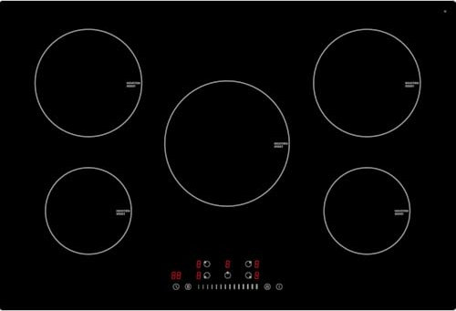 electriQ 77cm 5 Zone Induction Hob