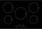 electriQ 77cm 5 Zone Induction Hob