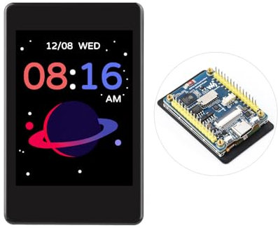 Waveshare ESP32-S3 2inch Capacitive Touch Display Development Board, 240x320, IPS, 32-Bit LX7 2-Core Processor, Up to 240MHz Frequency, Support WiFi BT, Support OV5640 5MP Camera Module(NOT Included)