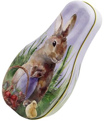 Generisch Keksdose Ostern Metall Osterbox Süßigkeiten, Osterboxen Zum Befüllen, Metalldosen Mit Deckel Klein Geschenkboxen Ostern Plätzchendose, OstereierHase Osternest Ostergeschenke Für Kinder