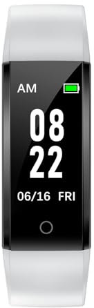 Ethelred Fitness Tracker Non Bluetooth Fitness Watch No App No Phone Needed Waterproof Pedometer Watch with Steps Calories Counter Sleep Tracker for Men Women Parents (Grey)