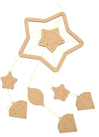 Gatuida 1 Set Wand Traum Catcher Holz DIY Handwerk Traum Catcher Handwerk Wand Kunst Dreamcatcher