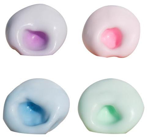 4 Stück Stress Relief Sand Glutinous Balls, Stressball Erwachsene, Anti Stress Bälle, Zum Stressabbau und zur Entspannung für Kinder und Erwachsene