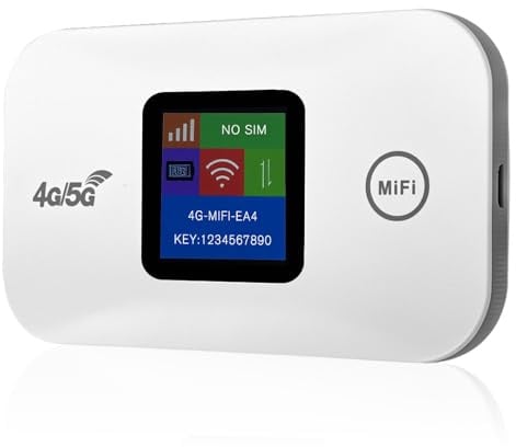 Router WiFi móvil 4G, 2,4 G, punto de acceso móvil con 150 Mbit/s, WiFi portátil para viajes, sin contrato, punto de acceso inalámbrico WiFi móvil con ranura SIM, punto de acceso WiFi móvil