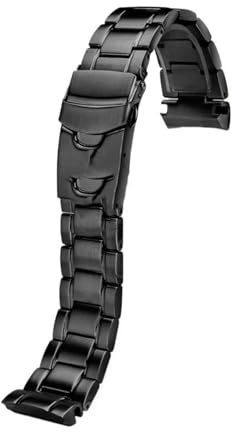 Kompatibel mit Seiko PROSPEX Edelstahl-Uhrenarmband PADI SRPE99K1 Srpa21 Srp777 Srpc25 Herren Abalone Metall(Black)