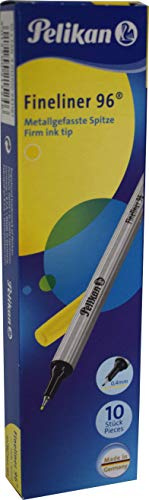 Pelikan 943183 Fineliner 96® Gelb, 10 Stück in Schachtel
