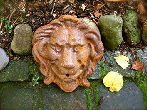 Antikas - Wasserauslauf Löwenkopf Wasserspeier Löwe für Wandbrunnen Brunnen Zubehör Speier