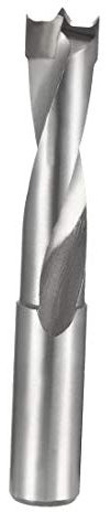 sourcing map Brad Point Bohrer für Holz, 10 mm x 68 mm, rechtsdrehend, Hartmetall für Holzbearbeitung, Tischlerei, Bohrwerkzeug