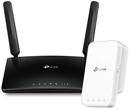 TP-Link Archer MR600 Router 4G+ e RE300 Mesh Wi-Fi Ripetitore WiFi Wireless, OneMesh Kit per casa grande