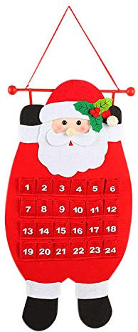 LAEMILIA Weihnachten Adventskalender Weihnachtskalender Weihnachtsmann Nikolaus Weihnachtsdeko (403 - Weihnachtsmann)