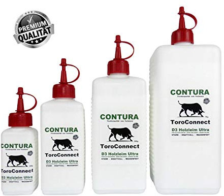 Holzleim D3 Ultra Leim wasserfest TISCHLERQUALITÄT Parkettleim Holzkleber (1Kilo)