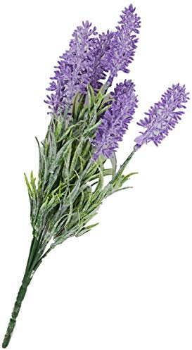 Mopec Lavendelzweig, 7 Blumen, 6,5 x 34 cm, Einheitsgröße, Lavendelfarben