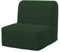 Soferia Kompatible Ersatzbezug fur LYCKSELE Sessel, Stoff Majestic Velvet Bottle Green (FLECKENABWEISEND und WASSERABWEISEND), Grün