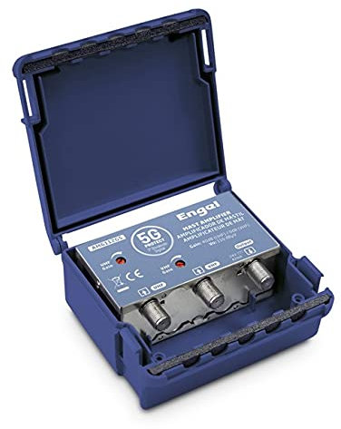 Amplificador Mástil 2e UHF-VHFmix 40dB LTE 5G Engel