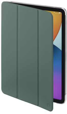 Hama Hülle für iPad Pro 2020/2021 / 2022 12.9 Zoll (aufklappbares Case für Apple Tablet, Schutzhülle mit Standfunktion, transparente Rückseite, magnetisches Cover) grün