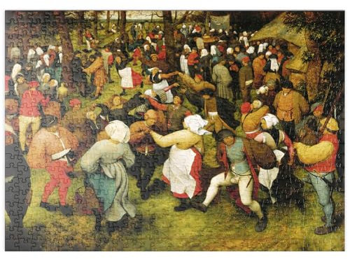 MyPuzzle The Wedding Dance in The Open air, 1566, by Pieter Bruegel The Elder - Premium 500 Teile Puzzle - MyPuzzle Sonderkollektion von Æpyornis