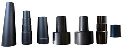Dust Collection Fittings Shop Vac Hose Adapter Compatible With Dewalt, Ryobi, Craftsman, Rigid, Metabo Power Tools Dust Ports For Connecting To 2 1/2 Inch Dust Collector Hose / 2.5in wet dry vac hose