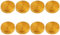 8PCS Mirror Screws 30mm Brushed 304 Stainless Steel Cap Cover Nails For Decorative Mirror, Sign/Advertising Hardware, Nails, Construction(Gold)