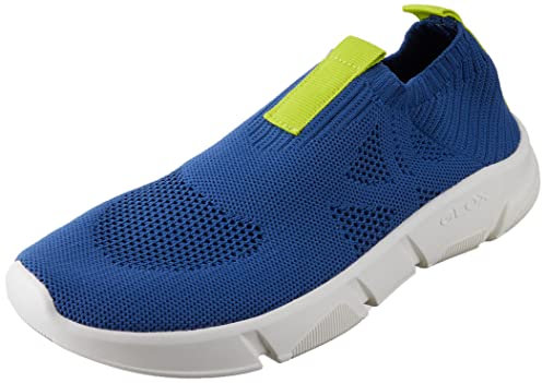 Geox J ARIL BOY A, Zapatillas para Niños, AVIO/LIME, 28 EU