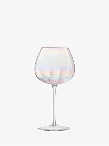 LSA Pearl Red Wine Glass 460ml Mother of Pearl Set of Two
