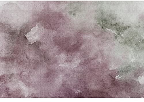 BRICOFLOR | Altrosa Tapete in Aquarell Optik | Wasserfarben Fototapete mit Farbverlauf in Grau Rosa | Schlafzimmer und Wohnzimmer Vliestapete | 400 x 270 cm